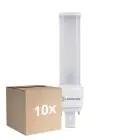 Mehrfachpackung 10x Ledvance DULUX-D LED 5W - 840 Kaltweiß | 2-Pins - Ersatz Für 10W