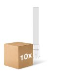 Lot 10x PL-S LED 6W - 827 Blanc Très Chaud | 4 Broches - Remplacement 11W