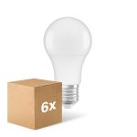 Lot 6x Ledvance Classic LED E27 Poire Dépolie 10W 1055lm - 827  | Dimmable - Remplacement 75W