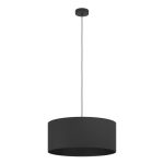 Eglo Suspension Luminaire Maserlo 1 Échantillon Noir | Convient pour E27