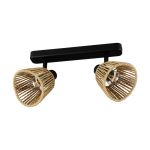 Eglo Plafonnier Keelby Échantillon Noir | IP20 - Convient pour 2x E14 