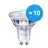 Lot 10x Philips Corepro LED Spot GU10 PAR16 2.7W 230lm 36D - 840 Blanc Froid | Équivalent 25W
