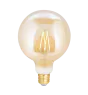 WiZ Smart LED E27 Globe Filament Ambre 125mm 6.5W 720lm - 820-845 Accordable Blanc | Dimmable - Remplacement 50W