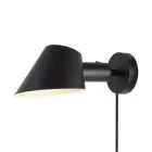 DFTP by Nordlux LED Applique Murale Stay Aluminium Noir | Convient pour E27