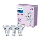 Lot 3x Philips Spot LED GU10 PAR16 4W 275lm 36D - 840 