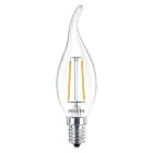 Philips Corepro LED Bougie E14 Flamme Filament Claire 2W 250lm - 827  | Remplacement 25W